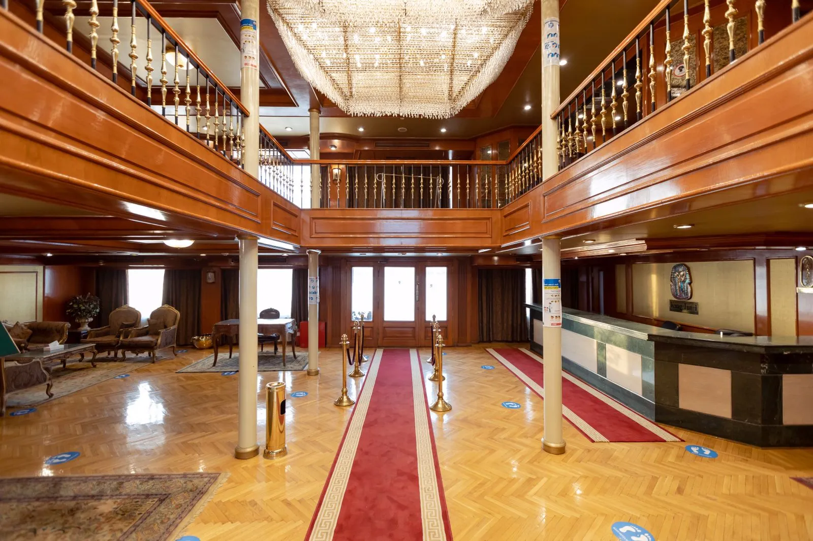 Lobby of the MS King Tut I Nile Cruise Nile cruise